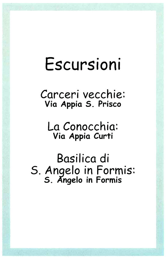 Escursioni